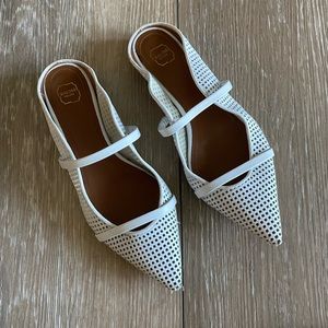 MALONE SOULIERS laser-cut mules